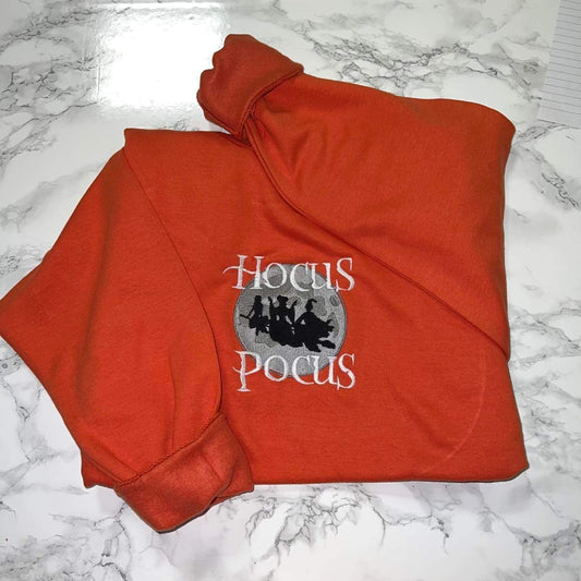Hocus Pocus Halloween embroidered sweatshirt